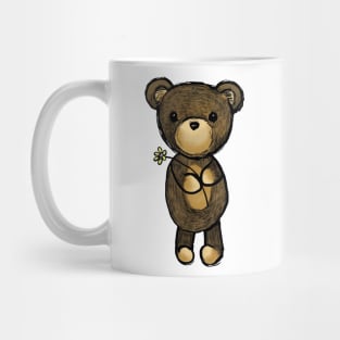 Adorable Teddy Bear Drawing Mug